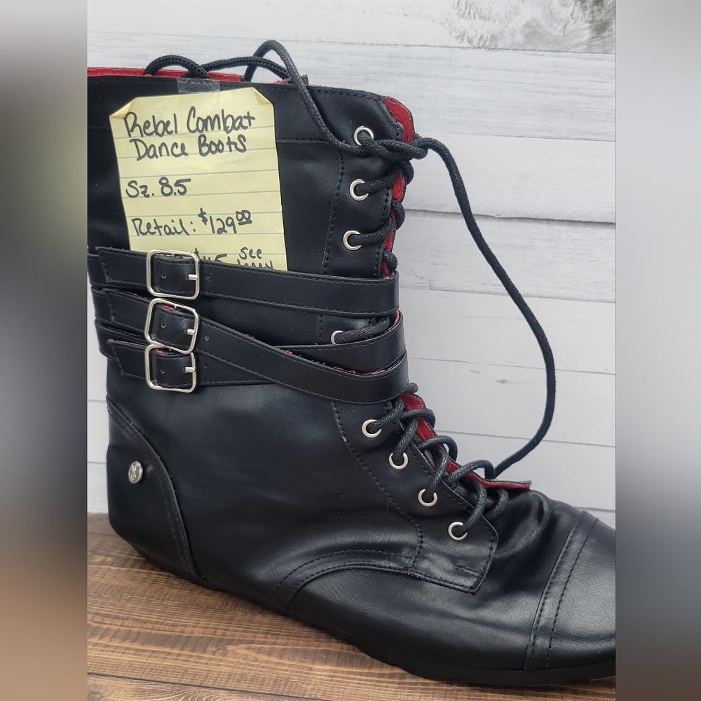 Rebel Combat Dance Boots